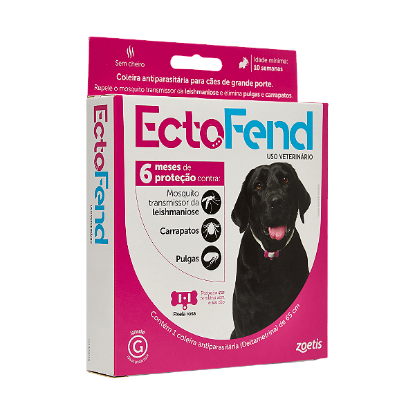 ECTOFEND COLEIRA CÃES G 65CM