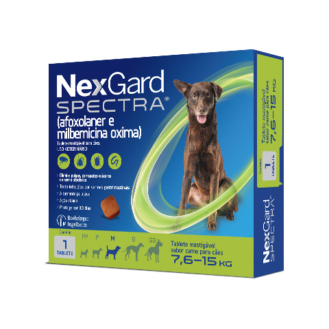 NEXGARD SPECTRA 7,6 - 15KG 3 COMPR