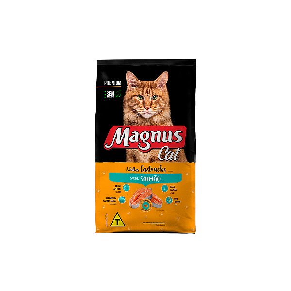 Magnus cat castrado salmão 10kg