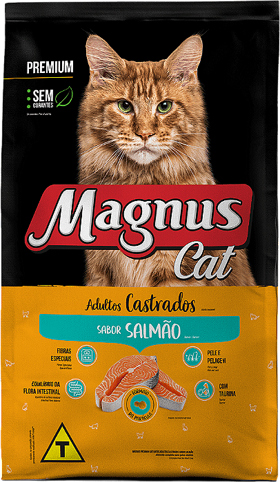 Magnus Cat Castrado Salmão 10kg