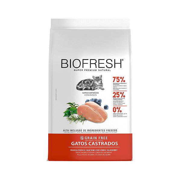 Biofresh gato castrado salmão 1,5kg