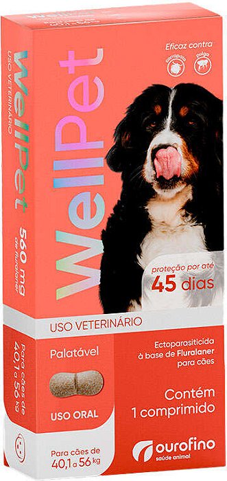 Wellpet 560mg (40 a 56 kg) - 1 comp
