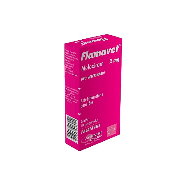FLAMAVET CAES 2,0 MG 10 COMPRIMIDOS