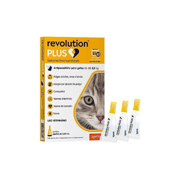REVOLUTION PLUS - CX. 3 X 0,25 ML