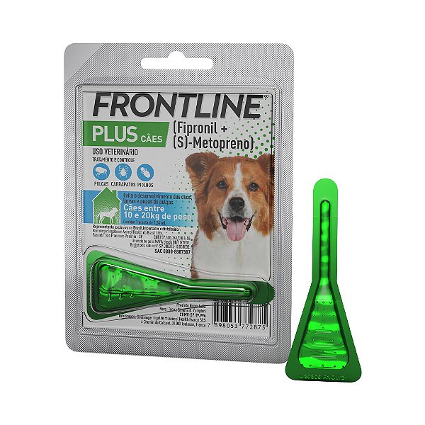 Frontline Plus Cão Médio 10 a 20kg 1,34ml