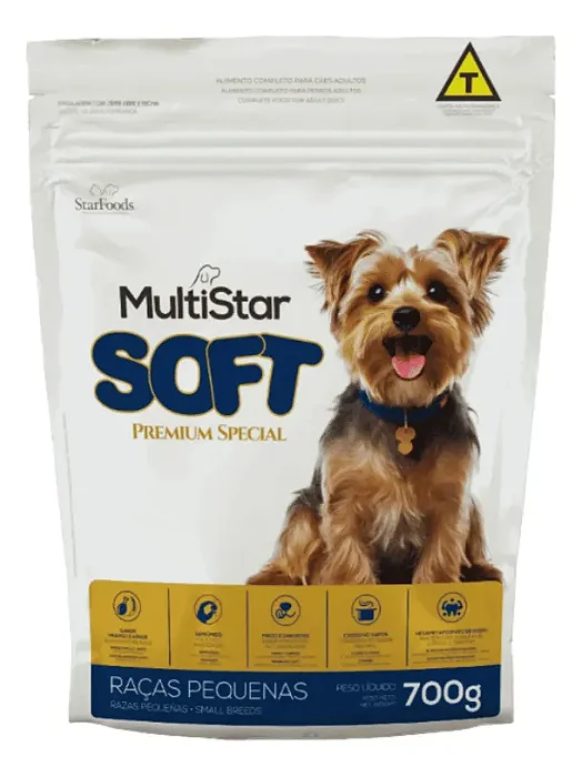 Multi Star Soft Raças Pequenas 700g