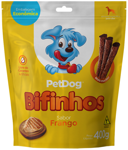 Petdog Bifinho Frango 400g