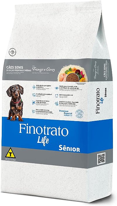 Finotrato Câes Senior Pequeno e Medio 3kg