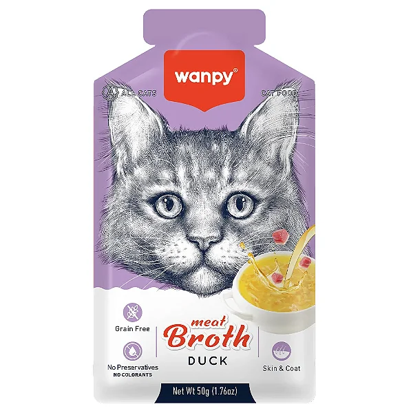 Petisco para Gato Wanpy Sopa Pato 50g