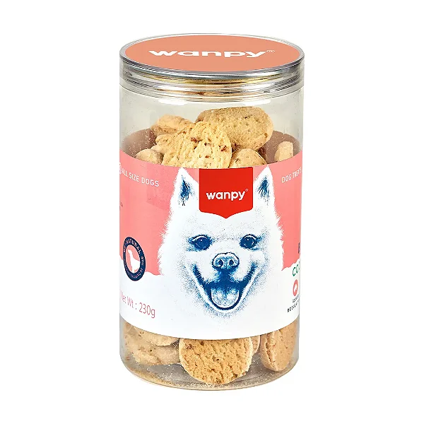 Petisco para Cão Wanpy Cookie Sabor Frango e Maçã 230g