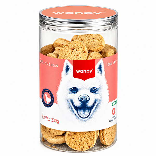 Petisco para Cão Wanpy Cookie Sabor Frango e Maçã 230g