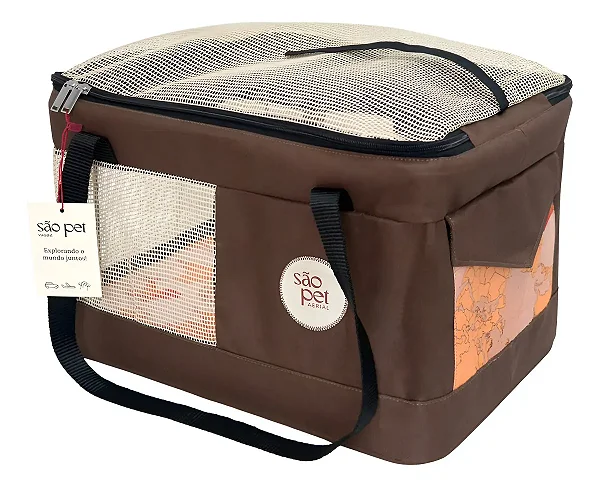 Bolsa Aerialpet-lt Marrom 40x28x25cm