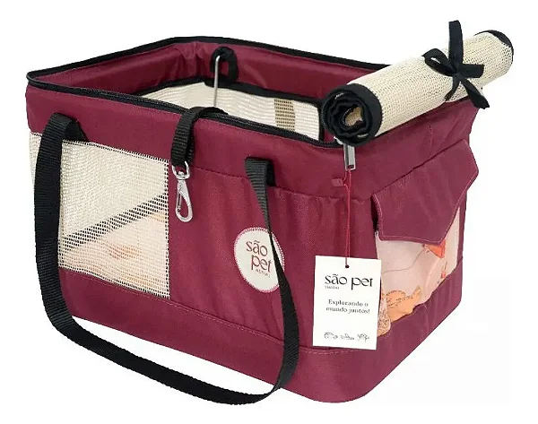 Bolsa Aerialpet gl Vinho 43x32x24 cm