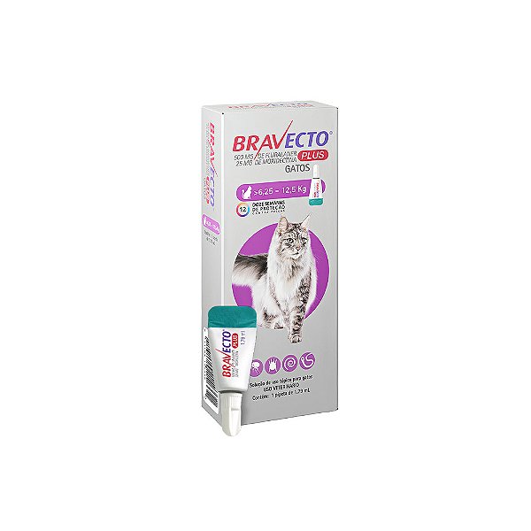 Bravecto Plus Gato 500mg 1 dose