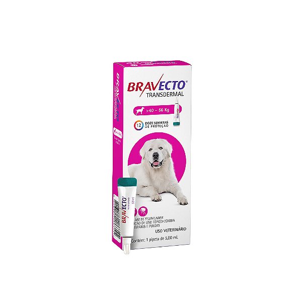 Bravecto Transdermal Cães 1400mg 40-56kg