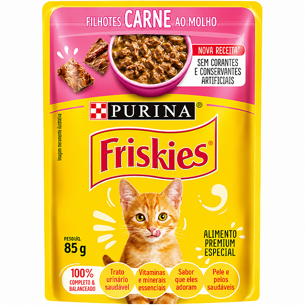 Friskies Sache Carne Filhotes 85g