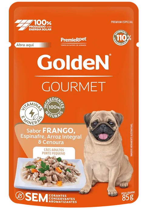 Golden Gourmet Cães Adulto Porte Pequeno Frango 85g