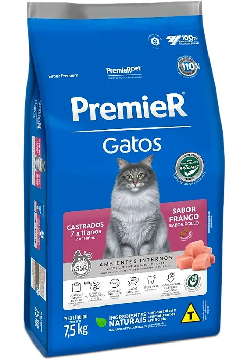 Premier Gato Castrado 7 a 11 Anos 1,5kg