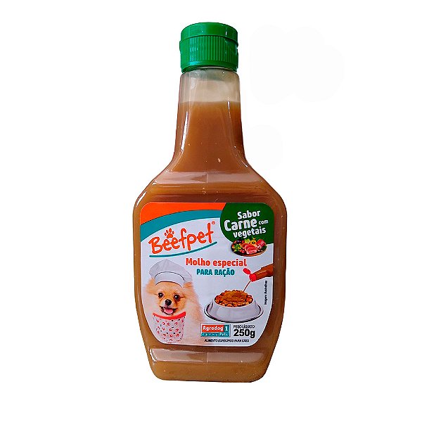 Molho Beefpet Carne e Vegetais  250g