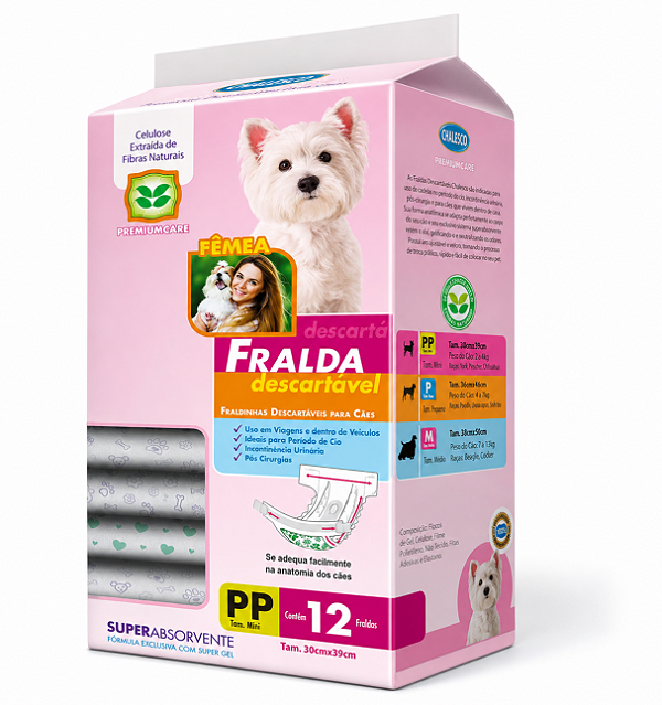 Fralda Descartavel Chalesco PP c/12