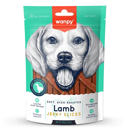 Petisco para Cão Wanpy Tiras de Cordeiro 100g
