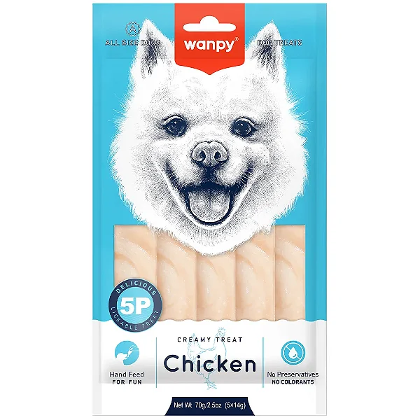 Petisco para Cão Wanpy Creamy Frango 70g