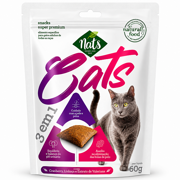 Nats Cats 3 em 1 60g