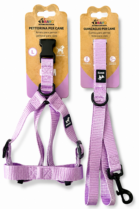Peitoral para Cães Roxo - Tamanho GG