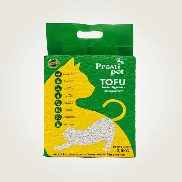 Areia Higienica Prestipet de Tofu 2,5kg