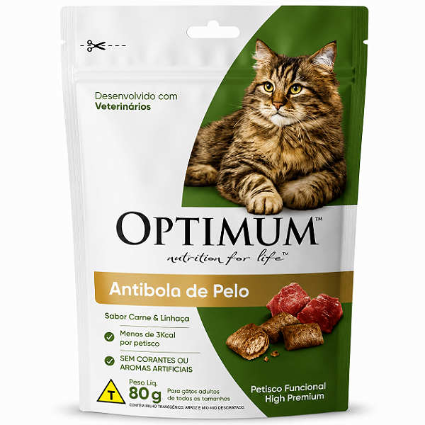 Optimun Cat Anti Bola de Pelo 80g