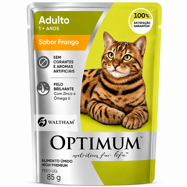 Optimun Cat Sache Adulto Frango 85g