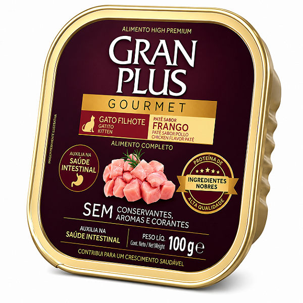 Pate Granplus Gato Filhote 100g