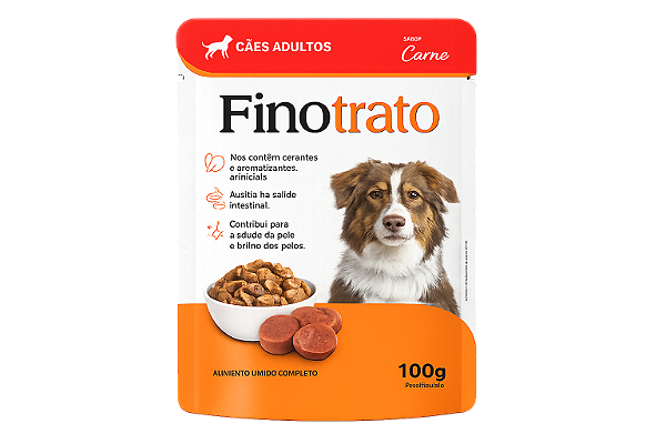 Finotrato Sache Cães Adulto Carne 100g