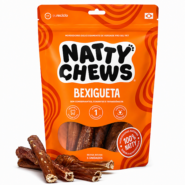 Bexigueta Natty Chews - 5 Un Bexiga Bovina