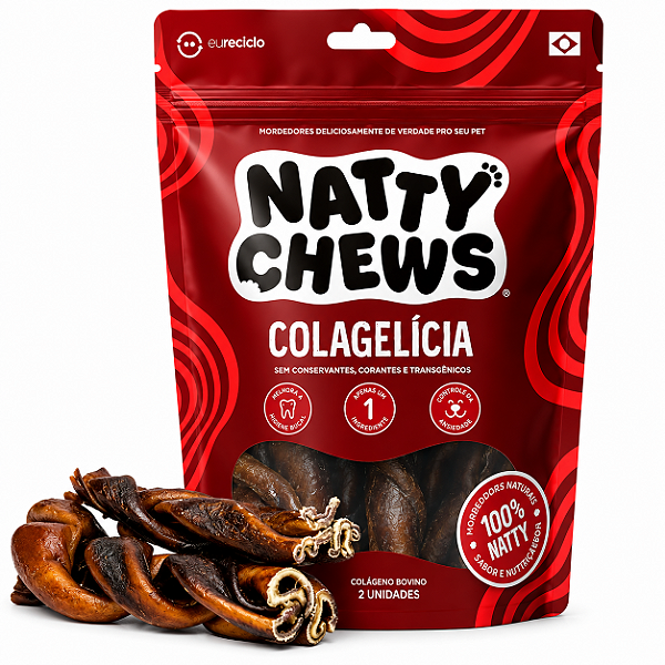 Colagelicia Natty Chews - 2 Un Colageno Trancado Bovino