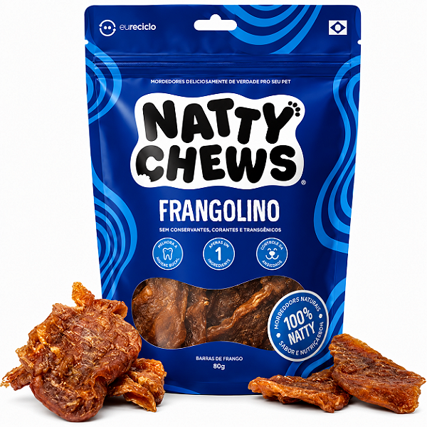 Frangolino Natty Chews - 80g Sassami De Frango