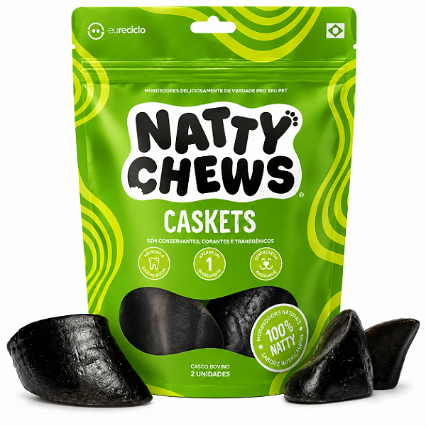 Caskets Natty Chews - 3 Un Casco Bovino