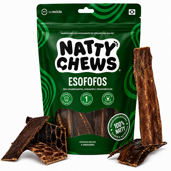 Esofofos Natty Chews - 5 Un Esofago Bovino