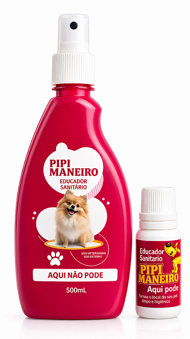 Kit Educador Sanitário Pipi Maneiro Xixi Pode E Não Pode 500mL