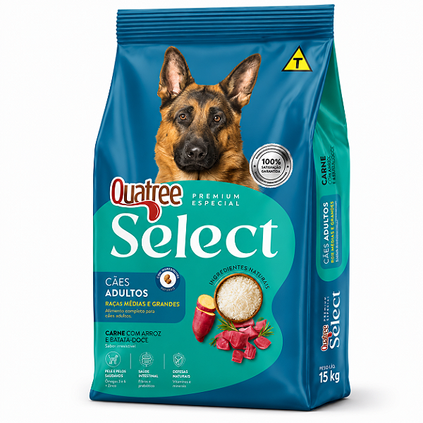 Quatree Select Adultos Rmg Carne 15kg
