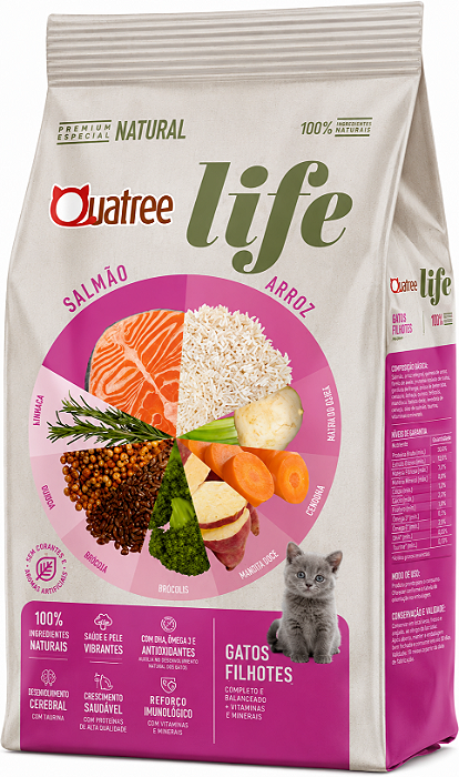 Quatree Life Gatos Filhotes 10,1kg