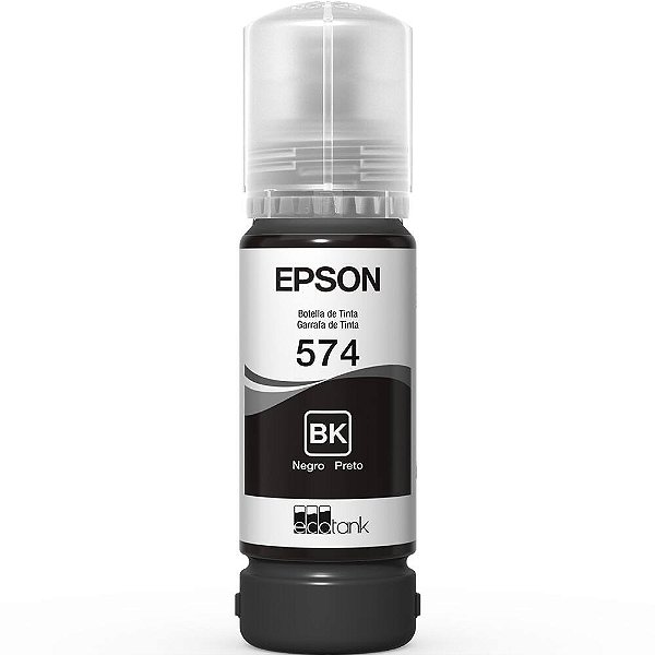 Garrafa para Ecotank Preto, T574, T574120, Epson - CX 1 UN