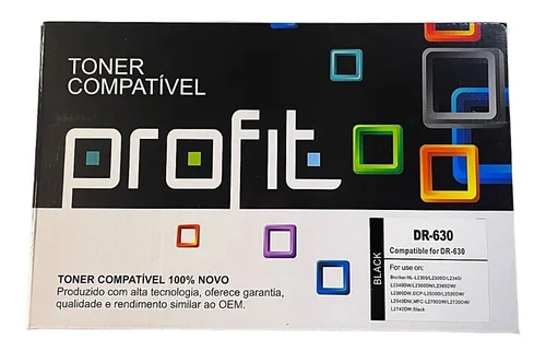 Cilindro Compatível Dr-630 Brother (profit) Preto TN2370 (12K)