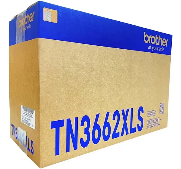 Toner Brother Preto Original - TN3662XLSBR - 25.000 páginas para HLL5212DN, HLL5212DW, HLL6412DW, DCPL5512DN, DCPL5662DN, MFCL5912DW, MFCL6912DW