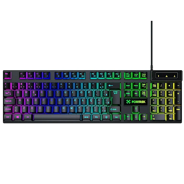TECLADO GAMER MEMB FORTREK FEARLESS 100