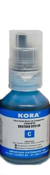 Refil De Tinta Kora Para Btd100 T230 T430w T530dw T730dw Ciano