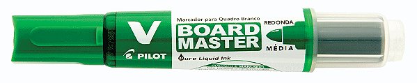 Caneta Quadro Branco Recarregável 6,0mm Verde Pilot - WBMA-VBM-M
