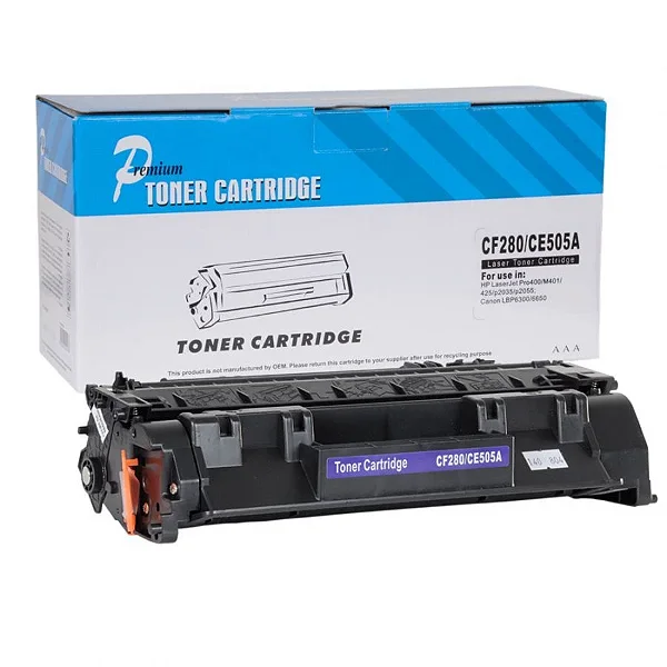 Toner HP Preto Premium- CE-505/CE-280 - P550A, P2035, P2055