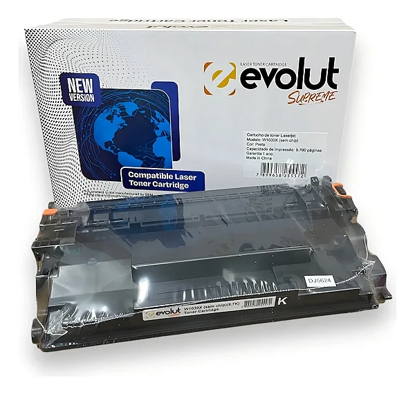 Toner Compatível P/ Hp W1030x W1030xc 151x 152x 4103 C/ Chip Tinta Preto