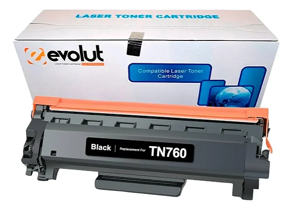 CART. TONER BROTHER TN 760 L2250/L2370/L2390 3K EVOLUT